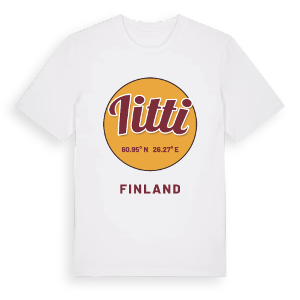Iitti cirkel t-shirt – ekologisk bomull t-shirt från Pinshirt