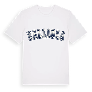 Kalliola college t-shirt – ekologisk bomull t-shirt från Pinshirt