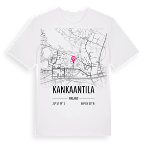 Kankaantila karta t-shirt – ekologisk bomull t-shirt från Pinshirt