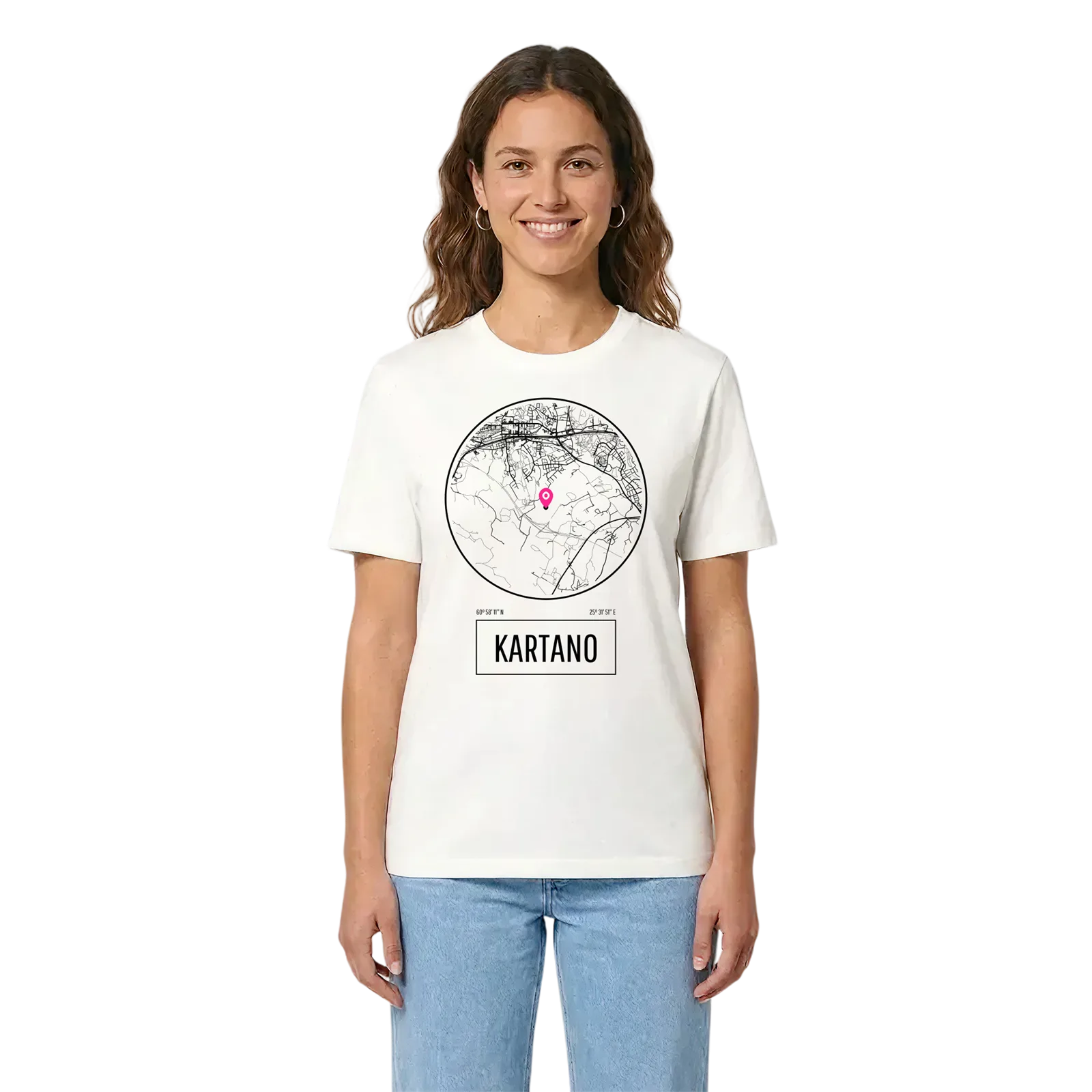 Kartano t-shirt – White, i miljö