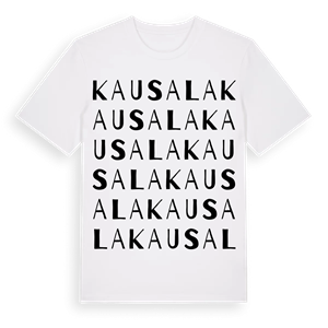 Kausala ordlek t-shirt – ekologisk bomull t-shirt från Pinshirt
