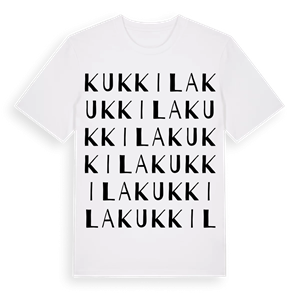 Kukkila ordlek t-shirt – ekologisk bomull t-shirt från Pinshirt