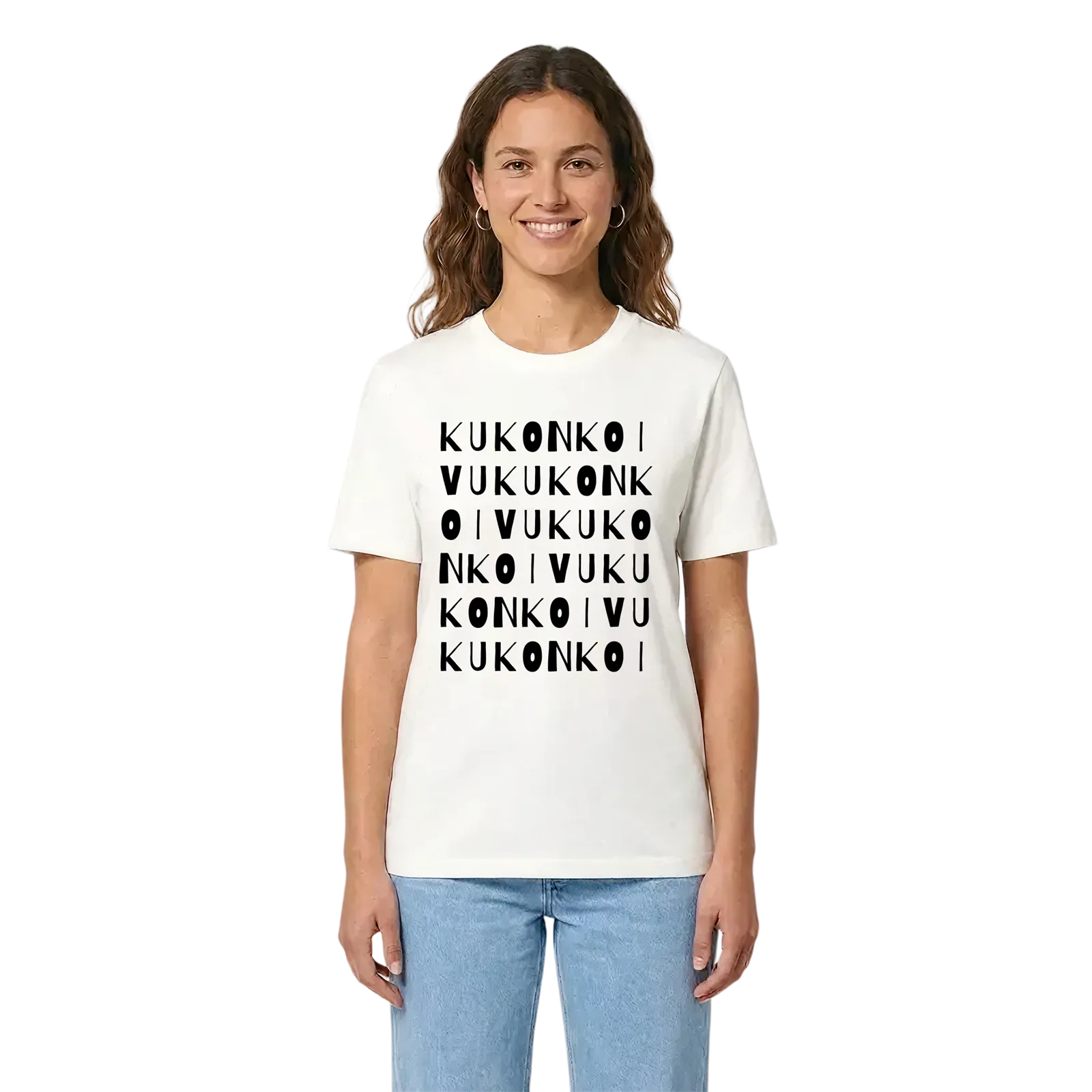 Kukonkoivu ordlek t-shirt – White, i miljö