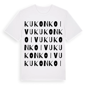 Kukonkoivu ordlek t-shirt – ekologisk bomull t-shirt från Pinshirt