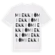 Miekkiö ordlek t-shirt