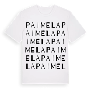 Paimela ordlek t-shirt – ekologisk bomull t-shirt från Pinshirt