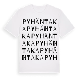 Pyhäntaka ordlek t-shirt – ekologisk bomull t-shirt från Pinshirt
