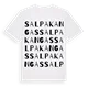 Salpakangas ordlek t-shirt