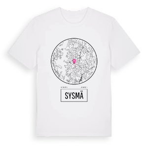 Sysmä t-shirt – ekologisk bomull t-shirt från Pinshirt