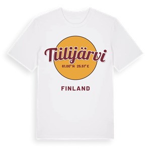 Tiilijärvi cirkel t-shirt – ekologisk bomull t-shirt från Pinshirt