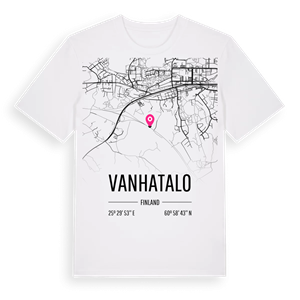 Vanhatalo karta t-shirt – ekologisk bomull t-shirt från Pinshirt