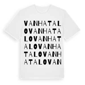 Vanhatalo ordlek t-shirt – ekologisk bomull t-shirt från Pinshirt