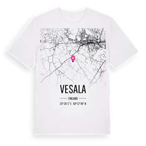 Vesala karta t-shirt – ekologisk bomull t-shirt från Pinshirt