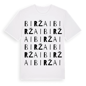 Biržai ordlek t-shirt – ekologisk bomull t-shirt från Pinshirt
