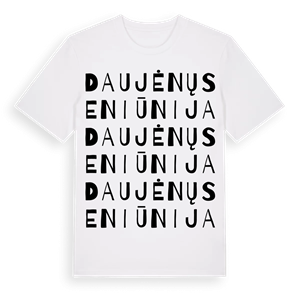 Daujėnų seniūnija ordlek t-shirt – ekologisk bomull t-shirt från Pinshirt
