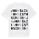 Joniškėlio miesto seniūnija ordlek t-shirt