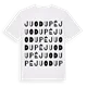 Juodupė ordlek t-shirt