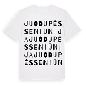 Juodupės seniūnija ordlek t-shirt – ekologisk bomull t-shirt från Pinshirt