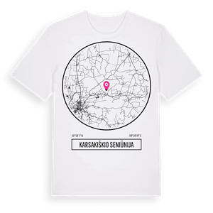 Karsakiškio seniūnija t-shirt – ekologisk bomull t-shirt från Pinshirt