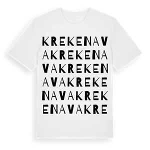 Krekenava ordlek t-shirt – ekologisk bomull t-shirt från Pinshirt