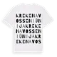 Krekenavos seniūnija ordlek t-shirt