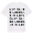 Kupiškio rajono savivaldybė ordlek t-shirt