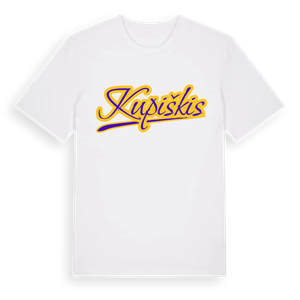Kupiškis baseball t-shirt – ekologisk bomull t-shirt från Pinshirt