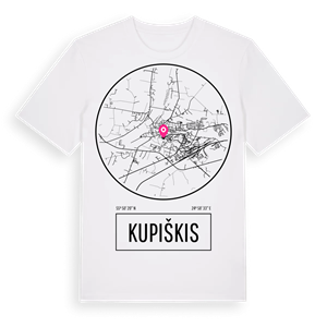 Kupiškis t-shirt – ekologisk bomull t-shirt från Pinshirt