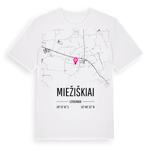 Miežiškiai karta t-shirt – ekologisk bomull t-shirt från Pinshirt