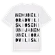 Nemunėlio Radviliškio seniūnija ordlek t-shirt