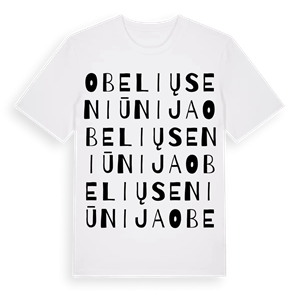 Obelių seniūnija ordlek t-shirt – ekologisk bomull t-shirt från Pinshirt