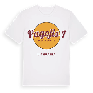 Pagojis I cirkel t-shirt – ekologisk bomull t-shirt från Pinshirt