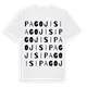 Pagojis I ordlek t-shirt