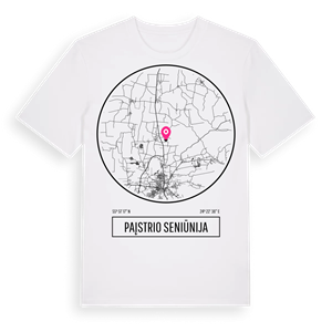 Paįstrio seniūnija t-shirt – ekologisk bomull t-shirt från Pinshirt