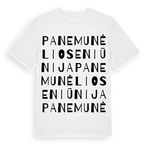 Panemunėlio seniūnija ordlek t-shirt – ekologisk bomull t-shirt från Pinshirt