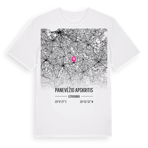 Panevėžio apskritis karta t-shirt – ekologisk bomull t-shirt från Pinshirt