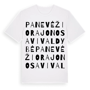 Panevėžio rajono savivaldybė ordlek t-shirt – ekologisk bomull t-shirt från Pinshirt