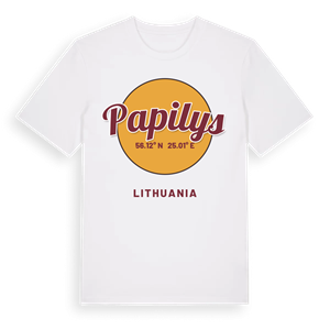 Papilys cirkel t-shirt – ekologisk bomull t-shirt från Pinshirt