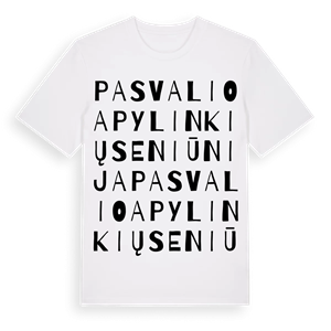 Pasvalio apylinkių seniūnija ordlek t-shirt – ekologisk bomull t-shirt från Pinshirt