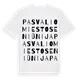 Pasvalio miesto seniūnija ordlek t-shirt