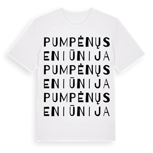 Pumpėnų seniūnija ordlek t-shirt – ekologisk bomull t-shirt från Pinshirt
