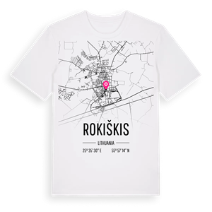 Rokiškis karta t-shirt – ekologisk bomull t-shirt från Pinshirt