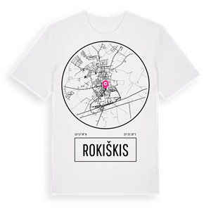 Rokiškis t-shirt – ekologisk bomull t-shirt från Pinshirt