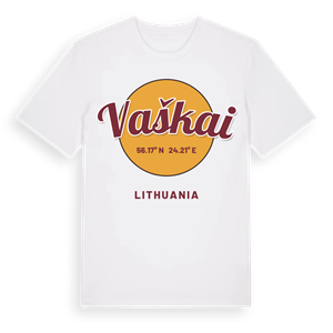 Vaškai cirkel t-shirt – ekologisk bomull t-shirt från Pinshirt