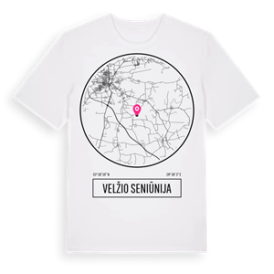 Velžio seniūnija t-shirt – ekologisk bomull t-shirt från Pinshirt