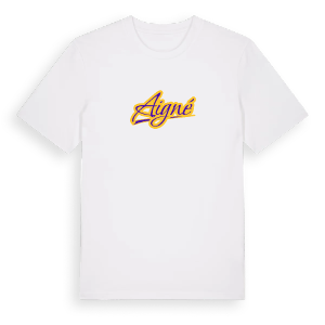 Aigné baseball t-shirt – ekologisk bomull t-shirt från Pinshirt
