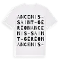 Ancenis-Saint-Géréon ordlek t-shirt