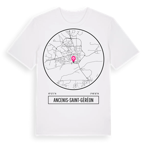 Ancenis-Saint-Géréon t-shirt – ekologisk bomull t-shirt från Pinshirt
