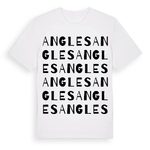 Angles ordlek t-shirt – ekologisk bomull t-shirt från Pinshirt