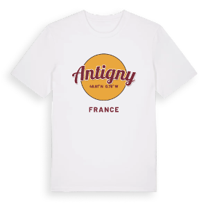 Antigny cirkel t-shirt – ekologisk bomull t-shirt från Pinshirt